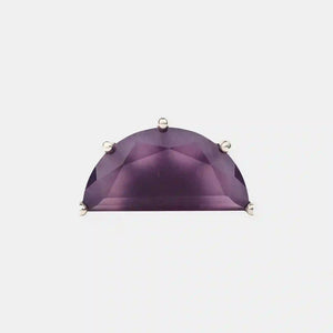 AESTH & UTIL MOON PHASE SEMICIRCLE GEMSTONE RING | TROVE & TONE
