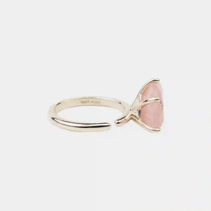 AESTH & UTIL MOON PHASE SEMICIRCLE GEMSTONE RING | TROVE & TONE