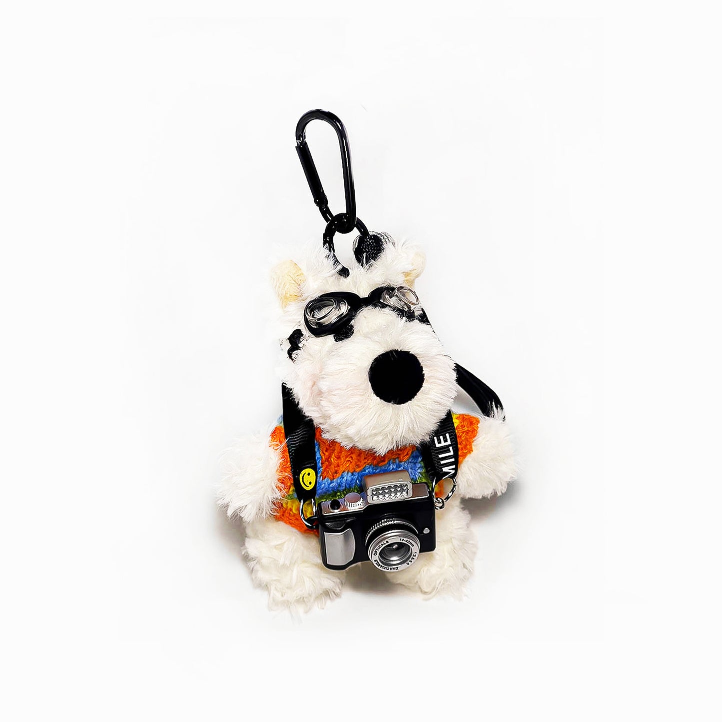 Westie Camera Plush Bag Charm