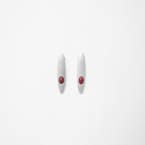 ON IISLAND OVAL GEMSTONE STUD EARRINGS | TROVE & TONE