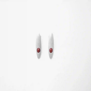 ON IISLAND OVAL GEMSTONE STUD EARRINGS | TROVE & TONE