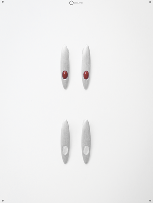 ON IISLAND OVAL GEMSTONE STUD EARRINGS | TROVE & TONE