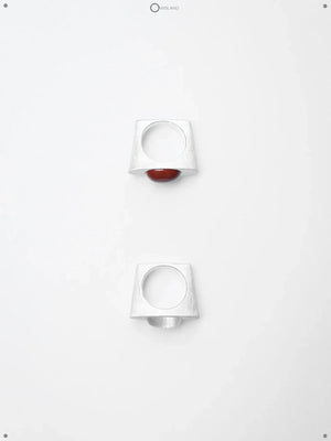 ON IISLAND OVAL OBSIDIAN PENDANT RING(副本) | TROVE & TONE