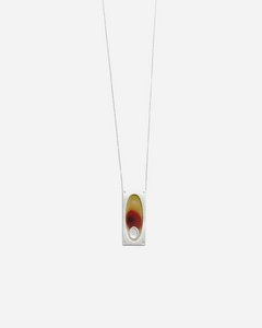 ON IISLAND OVERLAY PRINTED IMAGE PENDANT NECKLACE | TROVE & TONE