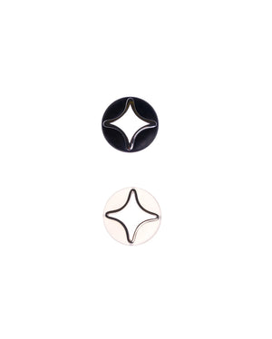 NORTH STAR ROUND MULTI-WEAR NECKLACE & EARRINGS SET