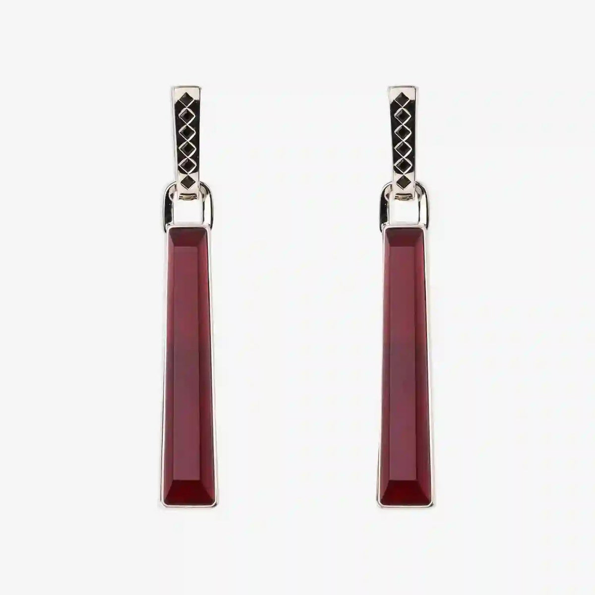 AESTH & UTIL PILLAR MULTIWAY PENDANT HOOP EARRINGS | TROVE & TONE