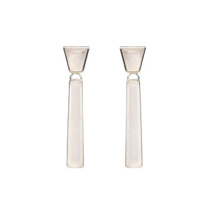 AESTH & UTIL PILLAR MULTIWAY PENDANT STUD EARRINGS | TROVE & TONE