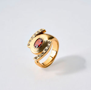 700QiBai CANCER ZODIAC BIRTHSTONE RING | TROVE & TONE