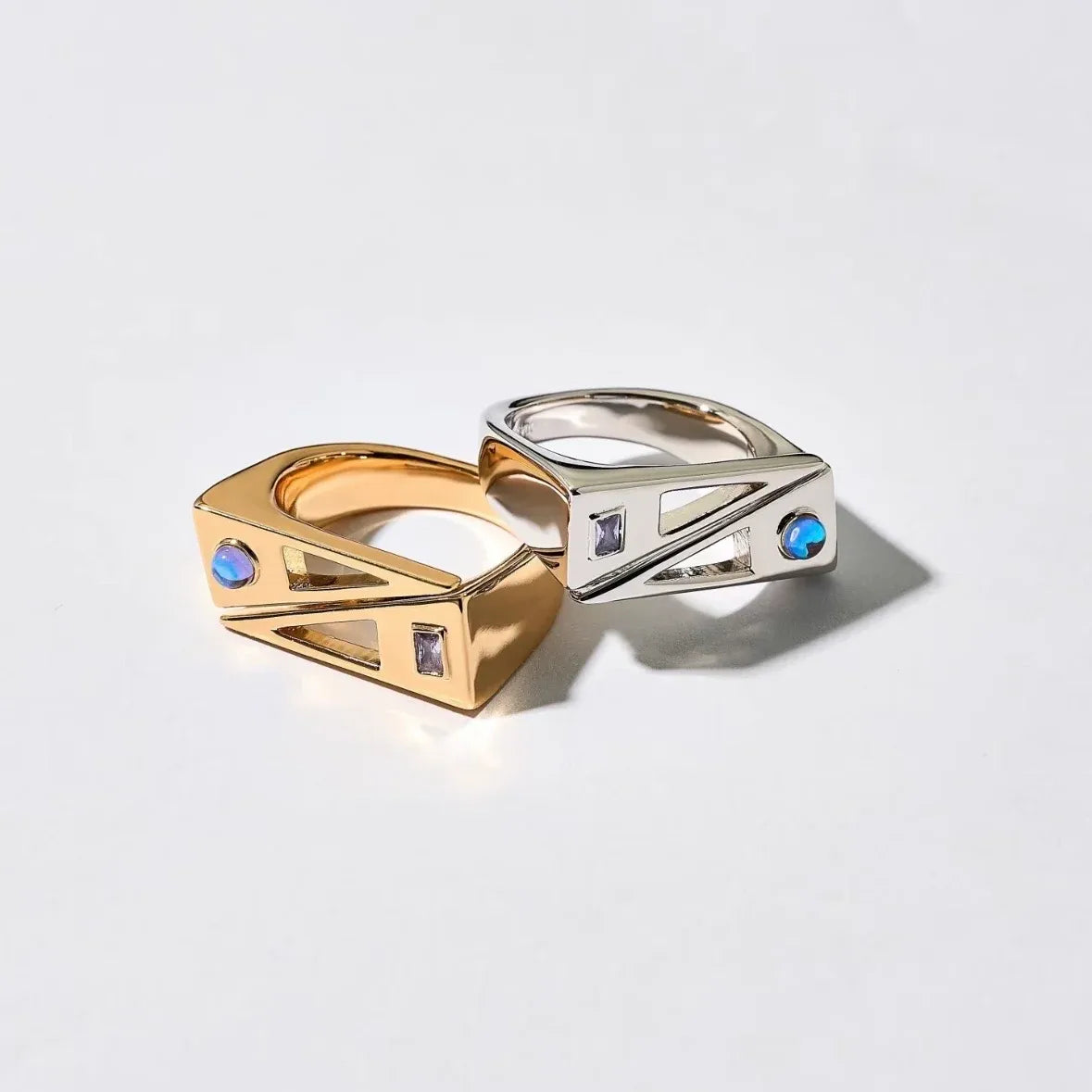 700QiBai GEMINI ZODIAC BIRTHSTONE RING | TROVE & TONE
