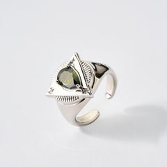 700QiBai LEO ZODIAC BIRTHSTONE RING | TROVE & TONE