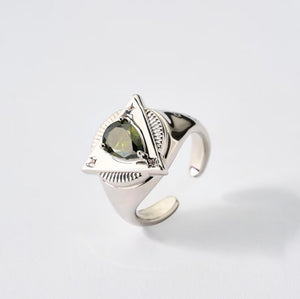 700QiBai LEO ZODIAC BIRTHSTONE RING | TROVE & TONE
