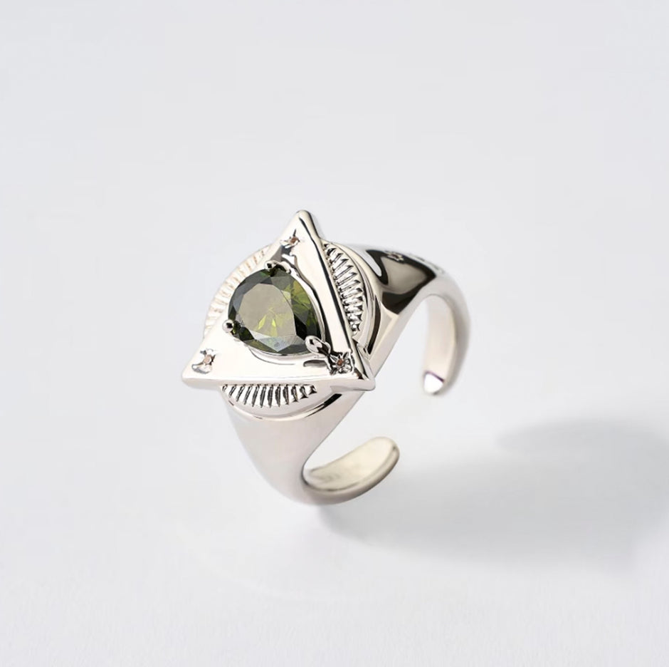 700QiBai LEO ZODIAC BIRTHSTONE RING | TROVE & TONE