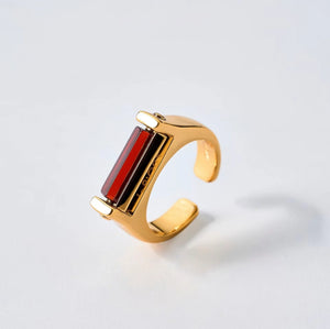 700QiBai CAPRICORN BIRTHSTONE ZODIAC RING | TROVE & TONE