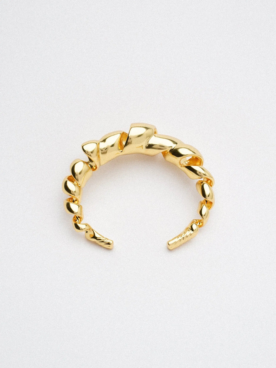 Limb SCULPTURAL SPIRAL RIBBON CUFF | TROVE & TONE