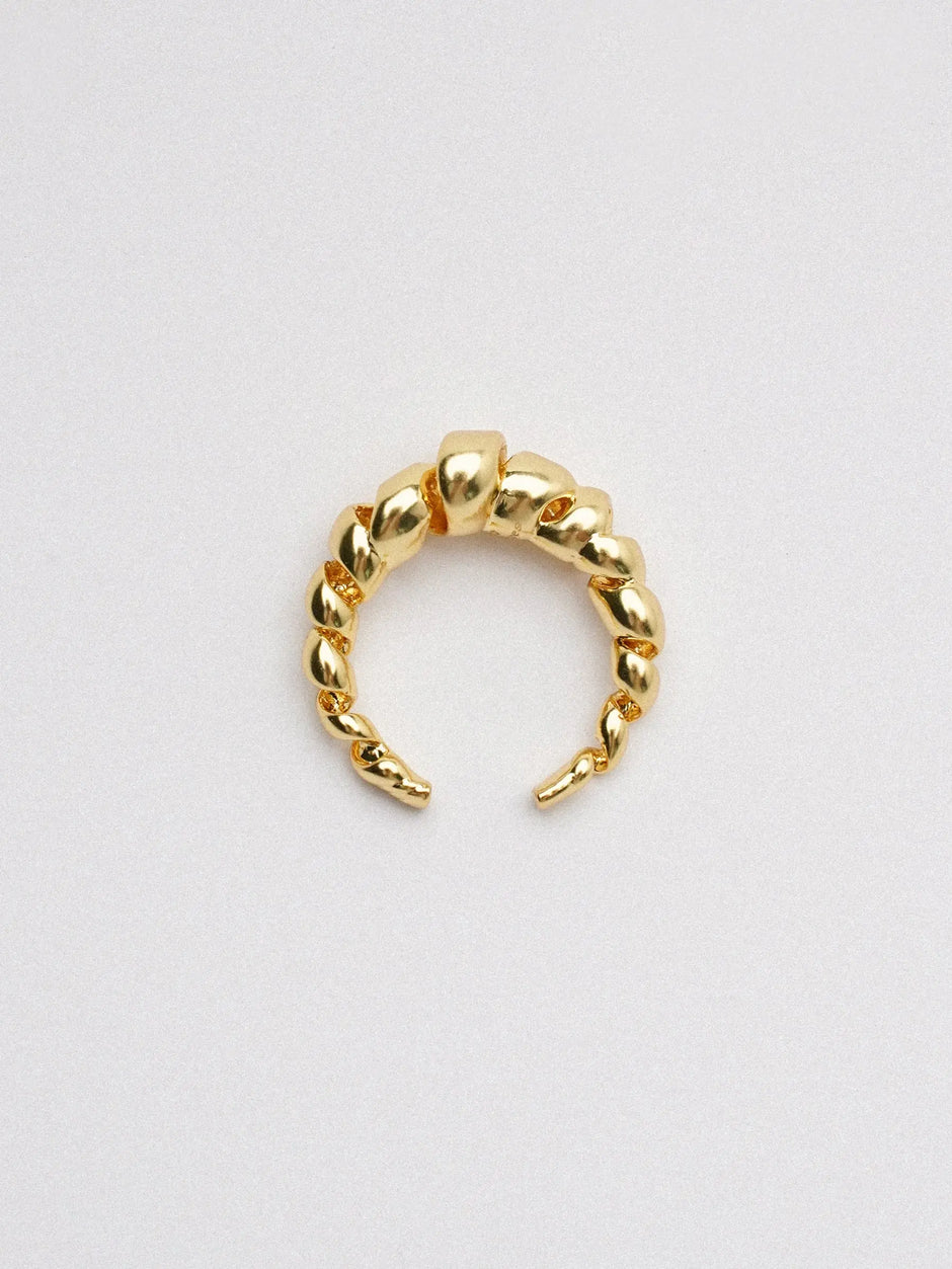 Limb SCULPTURAL SPIRAL RIBBON RING | TROVE & TONE