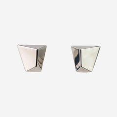AESTH & UTIL RIDGE TRAPEZOID STUD EARRINGS | TROVE & TONE