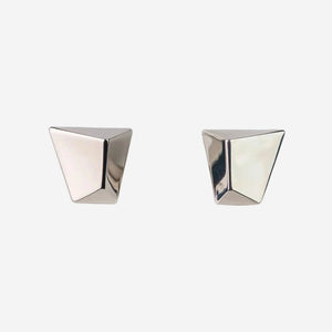 AESTH & UTIL RIDGE TRAPEZOID STUD EARRINGS | TROVE & TONE