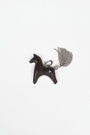 AESTH & UTIL SANDALWOOD DIVINE HORSE LONG NECKLACE | TROVE & TONE