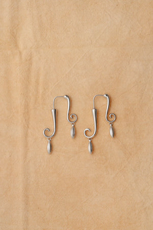 WANYEE CRAFT SCROLL PATTERN DROP EARRINGS | TROVE & TONE