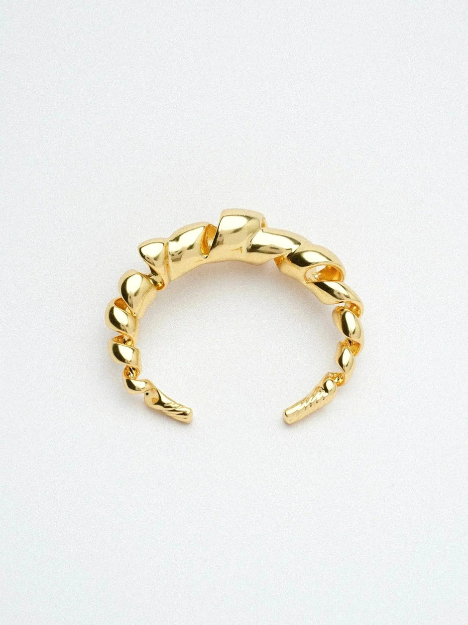 Limb SCULPTURAL SPIRAL RIBBON CUFF | TROVE & TONE