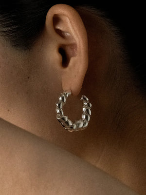 Limb SCULPTURAL SPIRAL RIBBON EARRINGS | TROVE & TONE