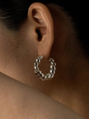 Limb SCULPTURAL SPIRAL RIBBON EARRINGS | TROVE & TONE