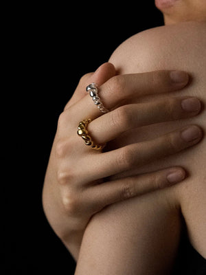 Limb SCULPTURAL SPIRAL RIBBON RING | TROVE & TONE
