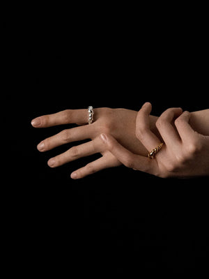 Limb SCULPTURAL SPIRAL RIBBON RING | TROVE & TONE