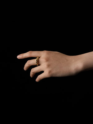 Limb SCULPTURAL SPIRAL RIBBON RING | TROVE & TONE