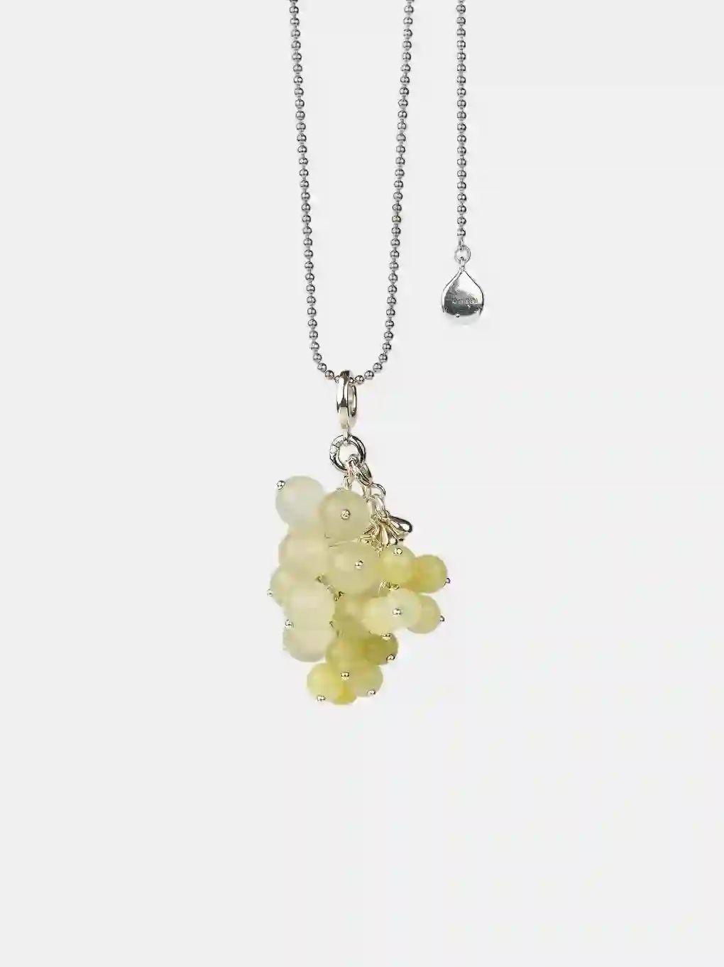 AESTH & UTIL SERPENTINE JADE GRAPE PENDANT NECKLACE | TROVE & TONE