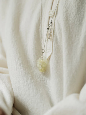 AESTH & UTIL SERPENTINE JADE GRAPE PENDANT NECKLACE | TROVE & TONE