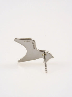 AESTH & UTIL SILVER DOUBLE PONY STUD EARRINGS | TROVE & TONE