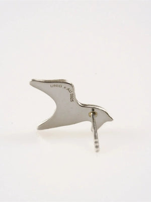 AESTH & UTIL SILVER DOUBLE PONY STUD EARRINGS | TROVE & TONE