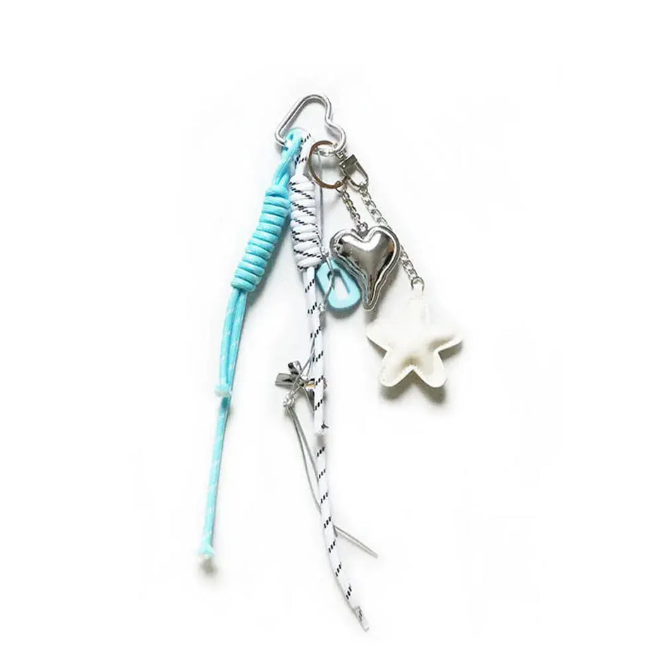 Sweet Star & Heart Bag Charm