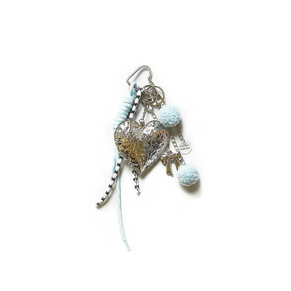 Sweet Star & Heart Bag Charm