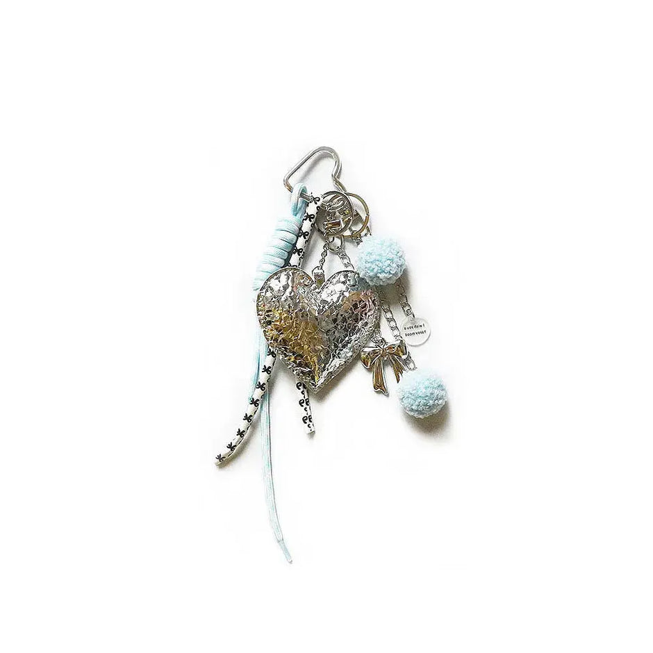 Sweet Star & Heart Bag Charm