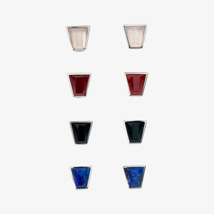 AESTH & UTIL TRAPEZOID MULTIWAY STUD EARRINGS | TROVE & TONE