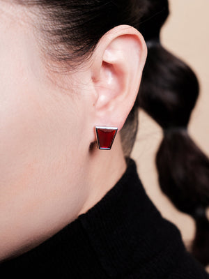AESTH & UTIL TRAPEZOID MULTIWAY STUD EARRINGS | TROVE & TONE