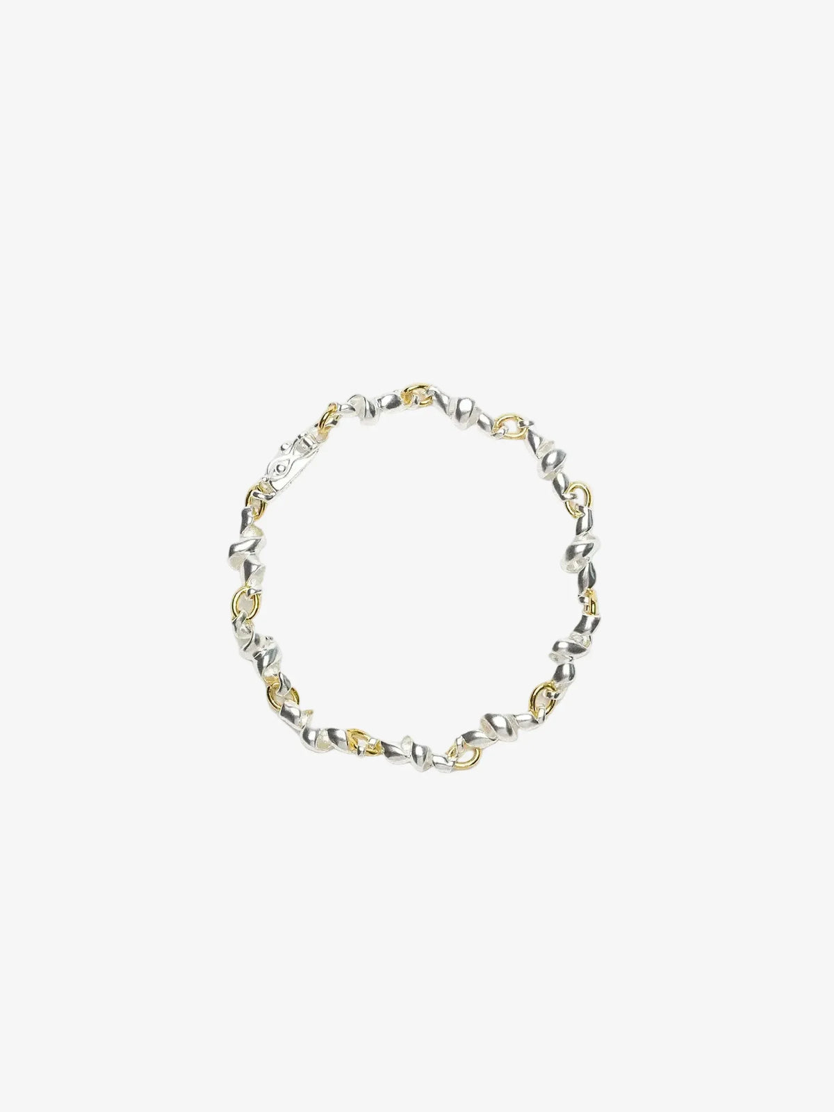 Limb TWO-TONE RIBBON CHAIN BRACELET | TROVE & TONE