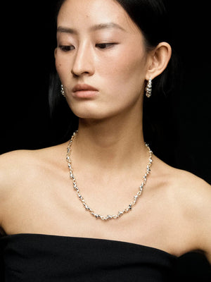 Limb TWO-TONE RIBBON CHAIN NECKLACE | TROVE & TONE