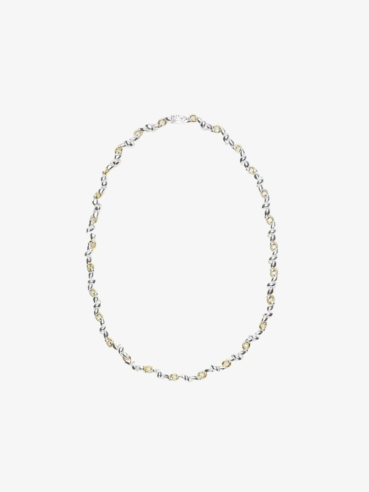 Limb TWO-TONE RIBBON CHAIN NECKLACE | TROVE & TONE