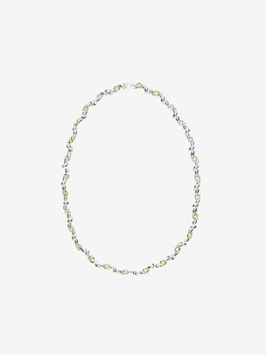 Limb TWO-TONE RIBBON CHAIN NECKLACE | TROVE & TONE