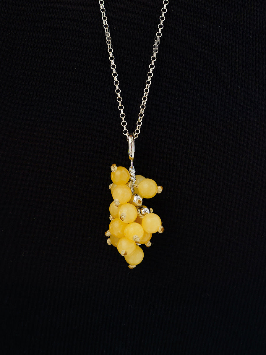 AESTH & UTIL YELLOW AMBER GRAPE MULTIWAY BAG CHARM | TROVE & TONE