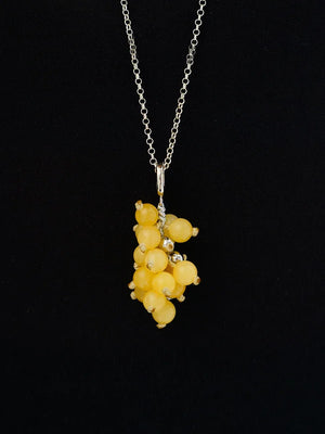 AESTH & UTIL YELLOW AMBER GRAPE MULTIWAY BAG CHARM | TROVE & TONE