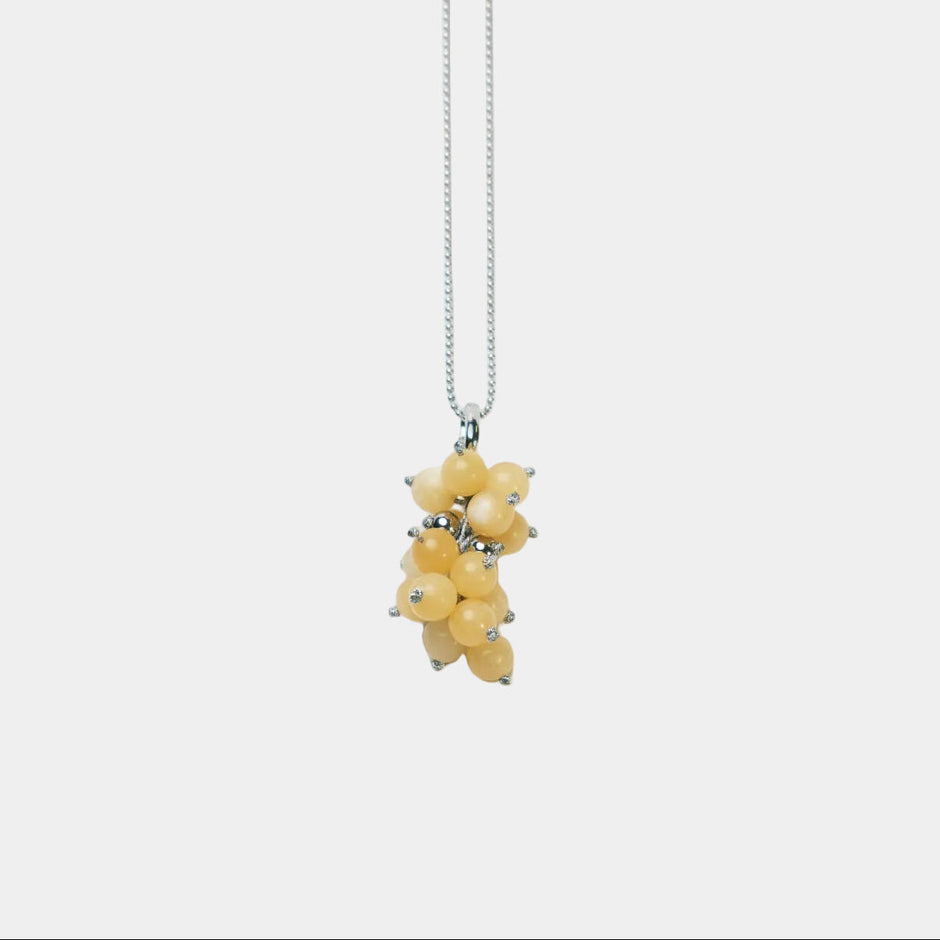 AESTH & UTIL YELLOW AMBER GRAPE MULTIWAY BAG CHARM | TROVE & TONE