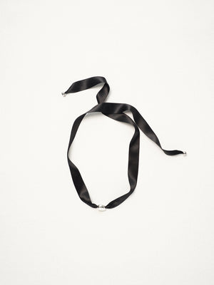 Limb SATIN TIE SILK NECKLACE | TROVE & TONE