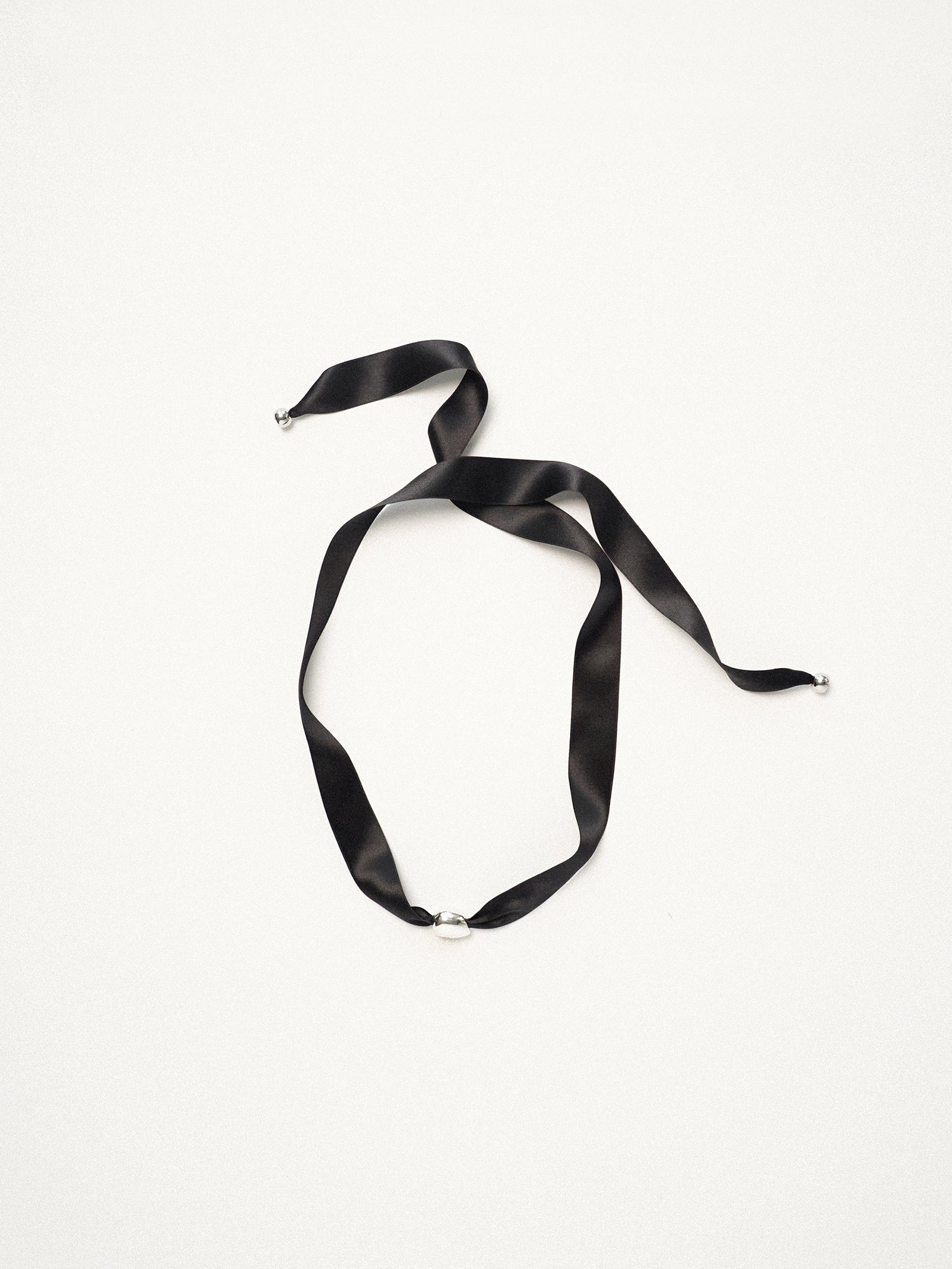 Limb SATIN TIE SILK NECKLACE | TROVE & TONE