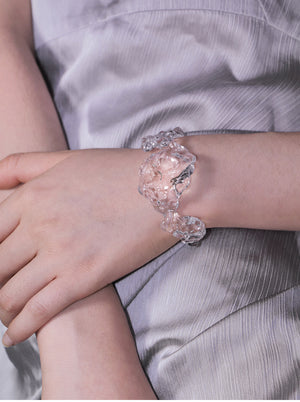 FOSSILIZED DIAMOND BRACELET