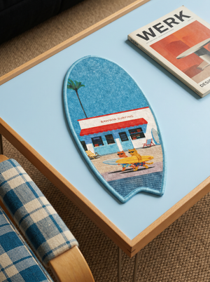 SURFBOARD CAT SCRATCHING MAT