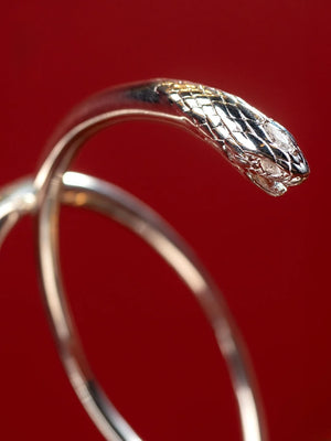 Aesth & Util SNAKE STERLING SILVER CUFF BRACELET | TROVE & TONE